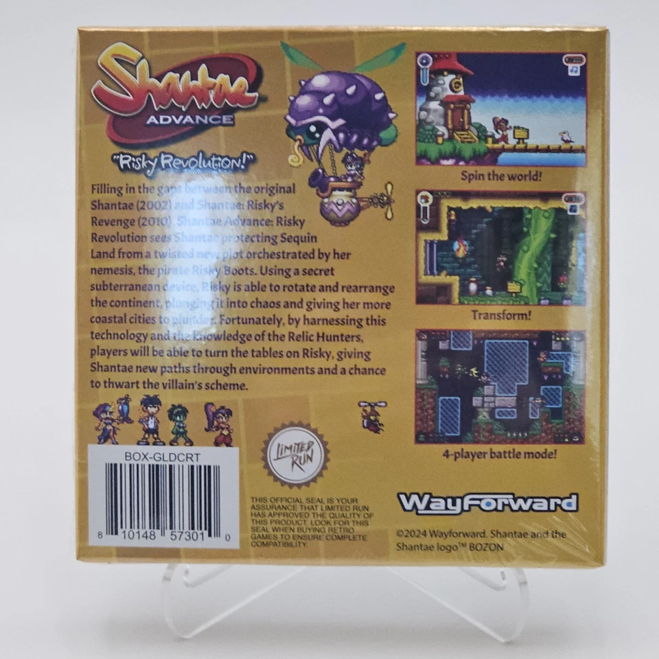 Shantae Advance: Risky Revolution Gold Cartridge - Nintendo Gameboy Advance GBA - Image 2 of 4
