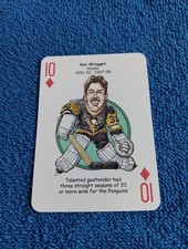 Ken Wregget Card Pittsburgh Penguins Hero Decks Playing Card Hockey Card NHL