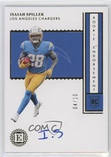 2022 Panini Encased Rookie Endorsements Gold /10 Isaiah Spiller #RE-IS Auto 16wc