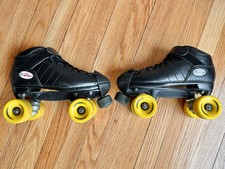 Riedell R3/Cayman Derby Skates - Fresh Wheels, Bearings, Toe Stops - Size 7
