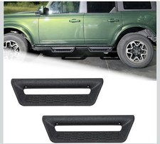 Aluminum Side Steps For 2021-2025 Ford Bronco Blackfit Bronco With Rock Rails