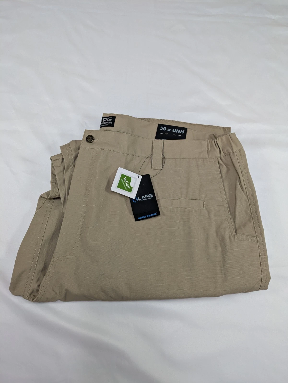 LAPG NWT Urban Ops Tactical Pants Teflon Gusseted Crotch Men's Size 50xUNH Khaki
Opens in a new wind