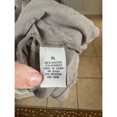 Nuevo con etiquetas Suéter Fever Jocky Suave Ligero Para Mujer XL Beige Tostado Volantes Manga Larga - Imagen 7 de 10