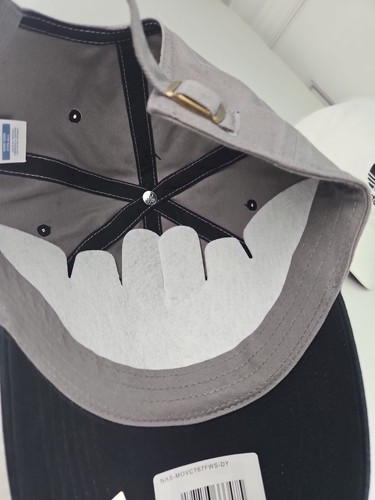 NASCAR ONE SIZE FITS ALL ADJUSTABLE STRAP BACK Gray And BlackCAP OFFICIAL NASCAR - Picture 7 of 9