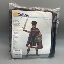 California Halloween Costumes Spartan Warrior Child Size L (10-12) New