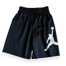 Nike Jordan Jumpman Black Athletic Basketball Shorts Youth 8-10