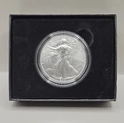 2021 W Silver Eagle Type 2 Uncirculated Burnished Coin