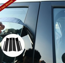 Black Pillar Post Window Trim Cover For Mitsubishi Lancer 2008-2017