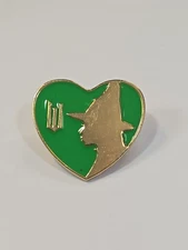Wicked Variety Club Lapel Pin Elphaba Children's Charity 2024 Green & Gold Color