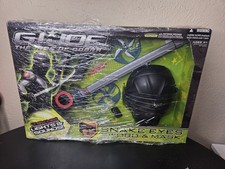 G.I. Joe Snake Eyes Playset Rise Of Cobra Sword Mask Ninja Stars Costume Toy