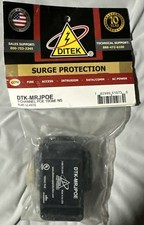 DITEK DTK-MRJPOE 10GB Ethernet Surge Protection - Black