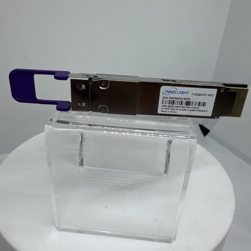 Innolight T-DQ4CNT-NF2 400G Base QSFP-DD FR4 LC 1310nm Tranciever sauber getestet