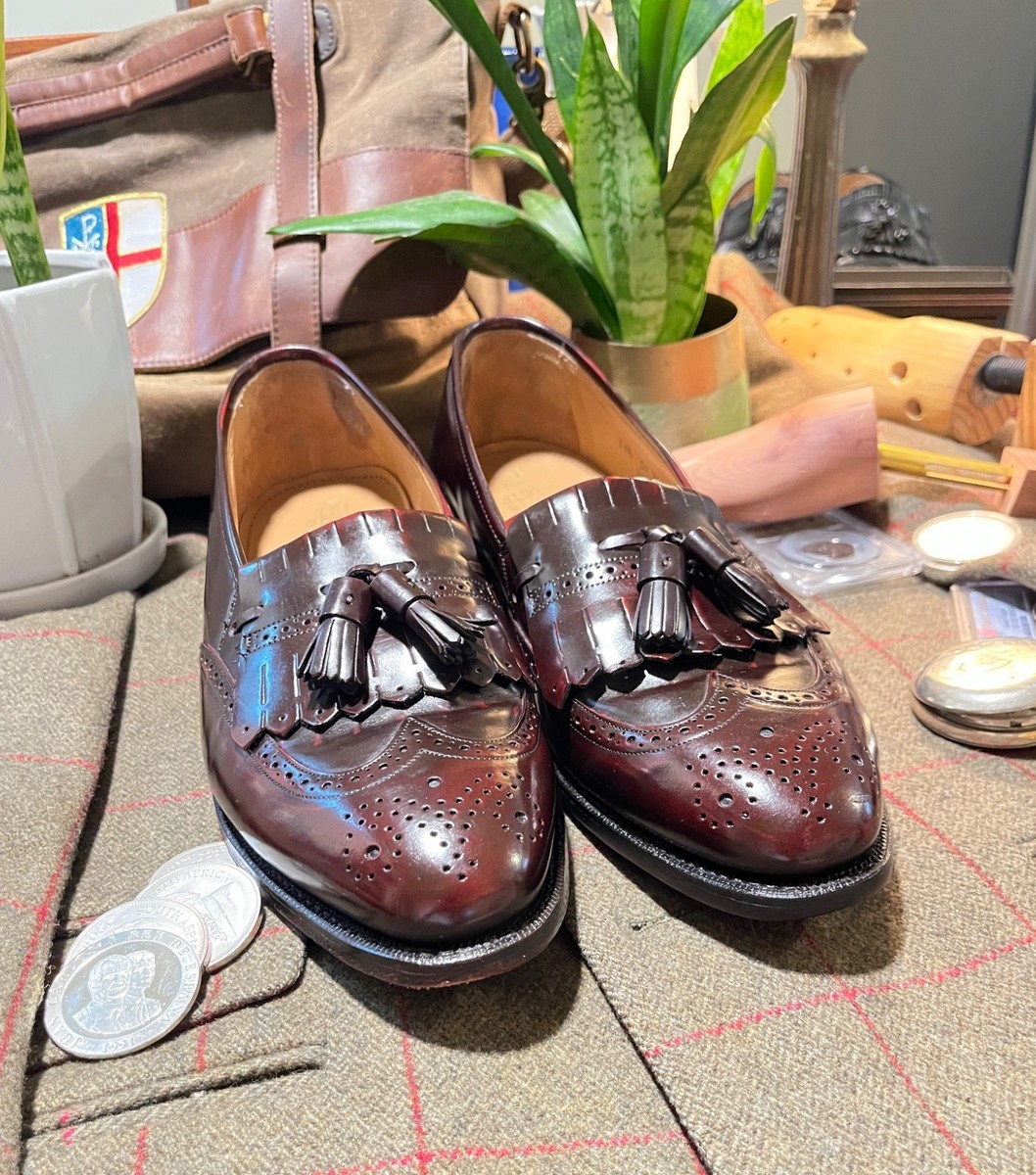 美品 JOHNSTON & MURPHY OPTIMAタッセルローファー 9.5 美品 JOHNSTON & MURPHY OPTIMAタッセルローファー 9.5 - メルカリ