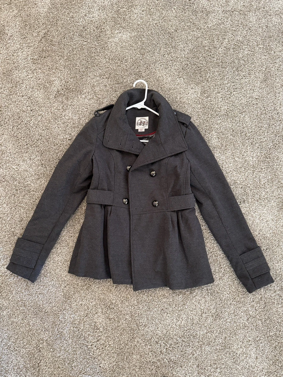 HYDRAULIC Pea Coat Gray Coats, Jackets & Vests for Women for sale