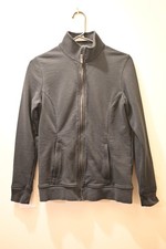 Women's Zip-up Workout Athletic Athleisure Running Jacket Size M Black Gorpcore