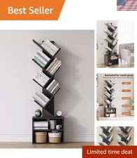 Multi-Functional Tree Bookshelf - Ideal for Bedroom, Office, or Living Room