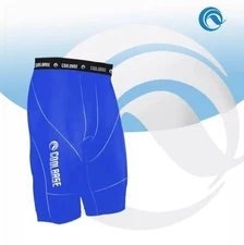 Mens CoolBase Compression Under Base layer Shorts Blue Xl Fast Uk Post