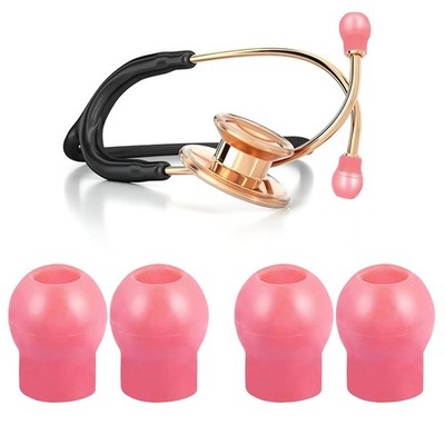MDF Stethoscope Ear Tips Replacement - Soft-Sealing Comfort Earplugs (Pink)