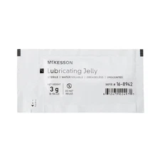 McKesson Lubricating Jelly Sterile 3 Gram Individual Packet 144 per Box 16-8942