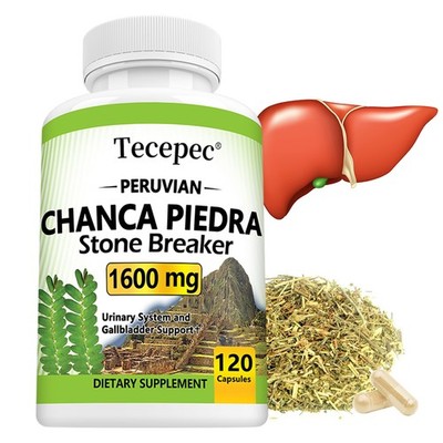 Chanca Piedra 1600 Mg Stone Breaker 120 Capsules Urinary & Gallbladder Health