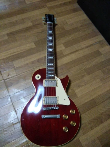Orville Gibson Les Paul Electric Guitar Bone Nut Low Fret Wear Used