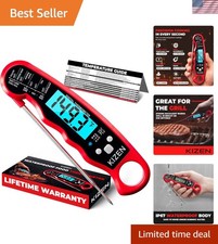 Versatile Instant Read Thermometer - Waterproof for All Your Cooking Needs