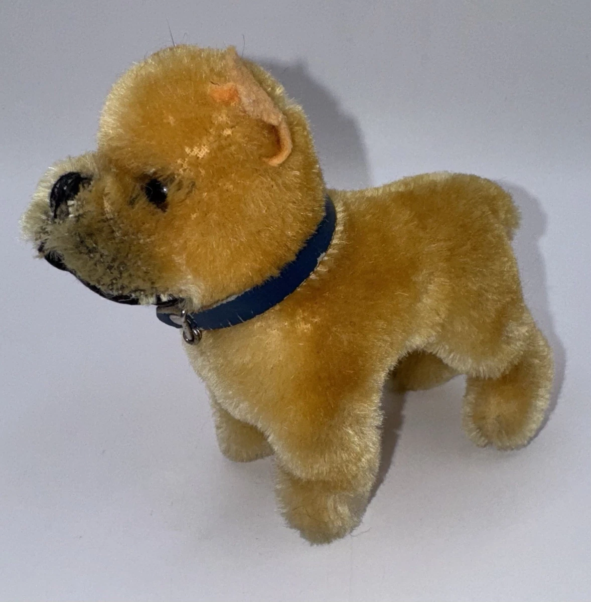 Peluche chiot géant chien 70 cm grande peluche couchée gros câlin cadeau