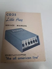 Cg 25 Little Huey Service Manual Sencore