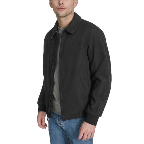 Dockers Men's Bomber Jacket Rib Knit Cuffs Laydown Collar - Picture 4 of 14