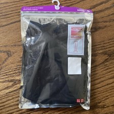 Uniqlo Women HEATTECH Leggings Black S Made in Japan