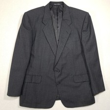 Pierre Balmain Blazer Mens 46 Reg Gray Pinstripe Suit Jacket Luxury Sport Coat