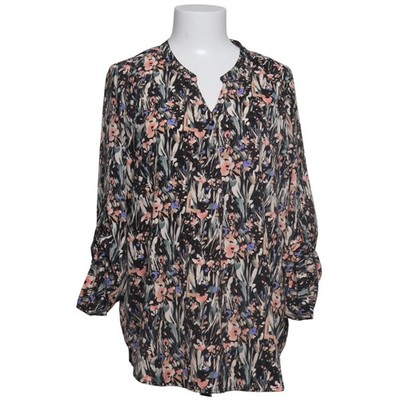 Isolde, Bluse, Größe: L, Schwarz/Mehrfarbig, Polyester, Blumen, Damen #Gyi