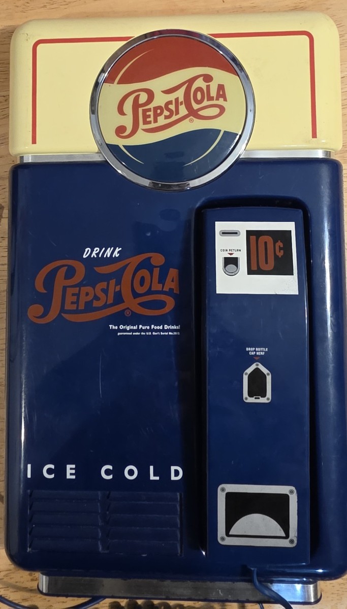 Pepsi-Cola Nostalgic Wall-Mount Vending Machine Phone Integrated