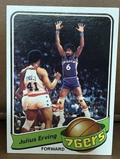 1979-80 Topps - Julius Erving #20 Dr J Philadelphia 76ers Raw Sixers Philly 