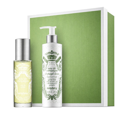 Sisley Eau de Campagne Set mit Gentle Bath and Shower Gel 100ml+250ml