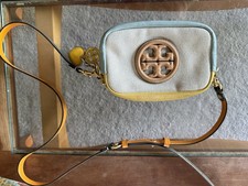 Tory Burch Women's Perry Bombe Print Double Zip Mini Bag in  Colorblock