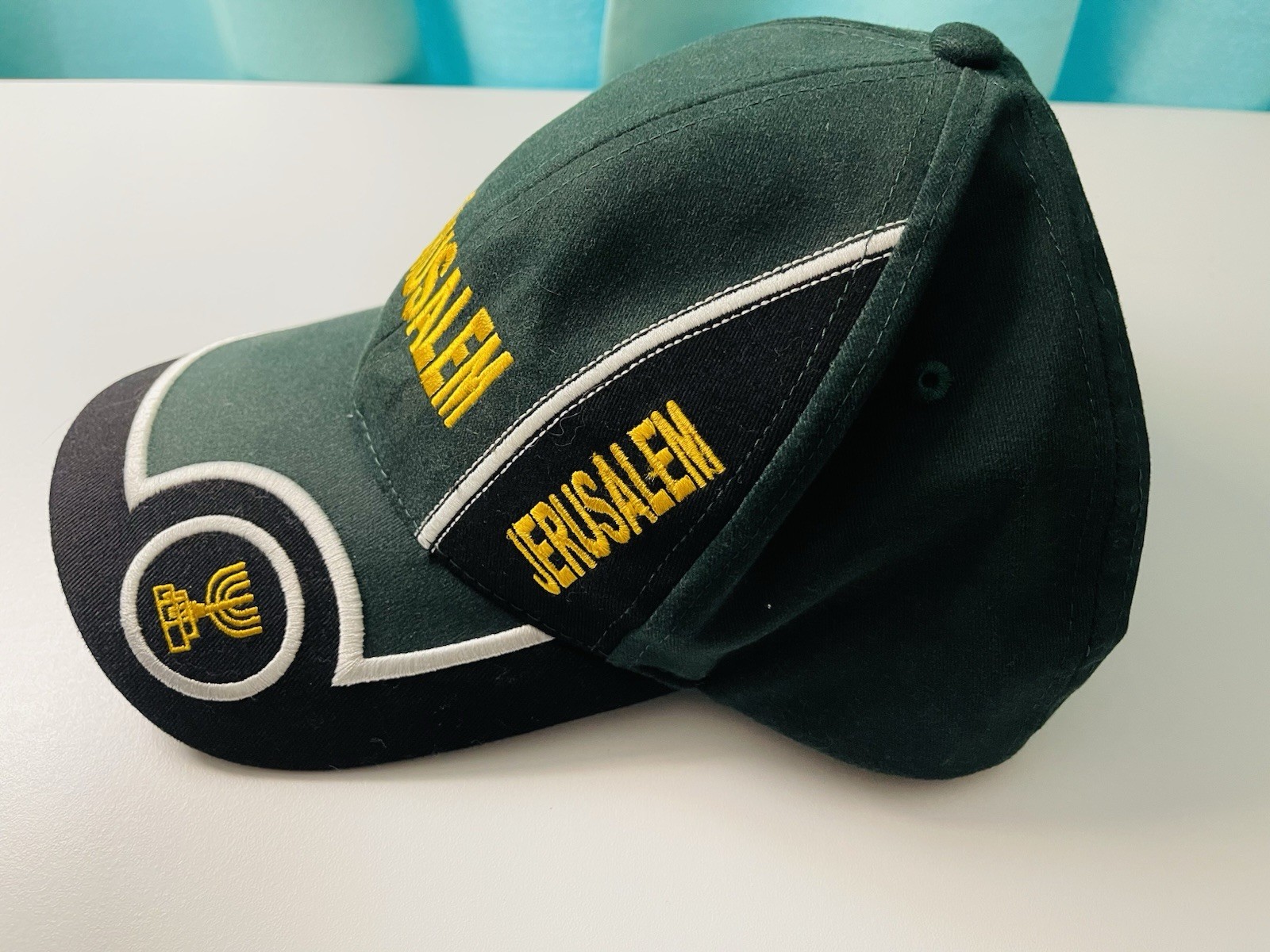 Jerusalem Green and Black Adjustable Baseball Hat… - image 3