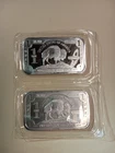 2- buffallo 1 oz silver bars .999
