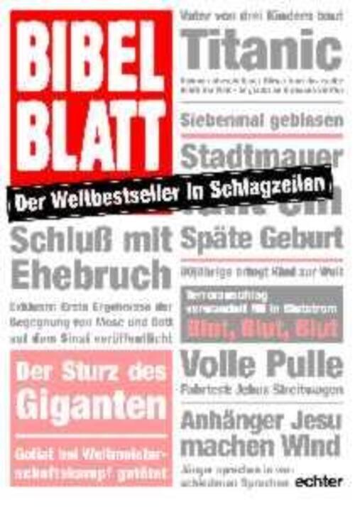 Bibelblatt | Der Weltbestseller In Schlagzeilen | Nick Page | Deutsch