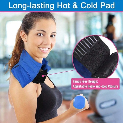 Neck Shoulder Heating Pad - Adjustable, Reusable Gel, Hot/Cold, Gift - Picture 13 of 16