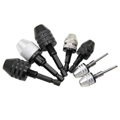 Drill Chuck Keyless Screwdriver Impact Driver Adaptor Electric Micro Motor Clamp