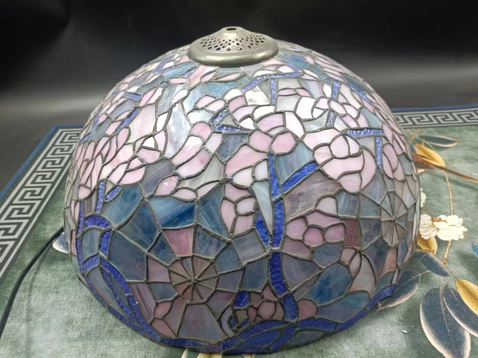 Reproducción antigua pantalla Tiffany (exenta de impuestos EE. UU.) Foto 4 de 4