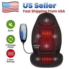 Snailax Back Memory Foam Massage Mat, Massage cushion with 10 Motor Massage