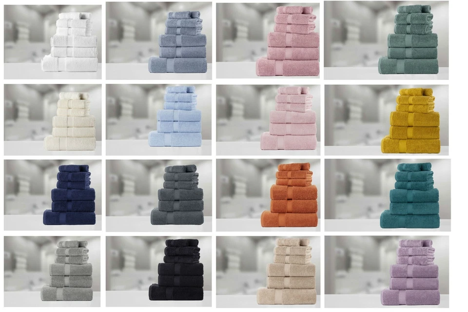 LA MAISON Luxury 100% Egyptian Cotton Super Soft 600GSM Bathroom Towels Bale Sets