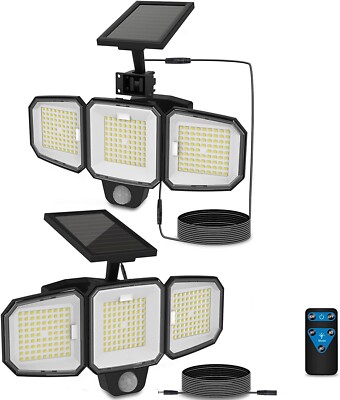 2 CEOTIS Solar Outdoor Lights, solar garden lights, Remote Control