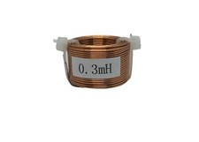 JFcomponents 0.30mH audio inductor coil 22 gauge air core coil for crossovers 