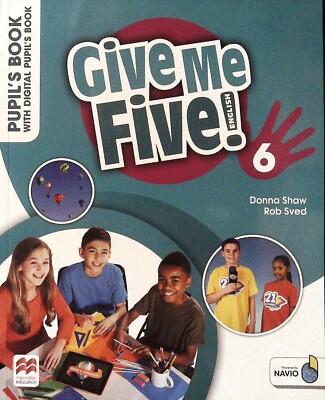 Macmillan GIVE ME FIVE! Level 6 Pupil's Book with Digital Book & NAVIO @ NEW @