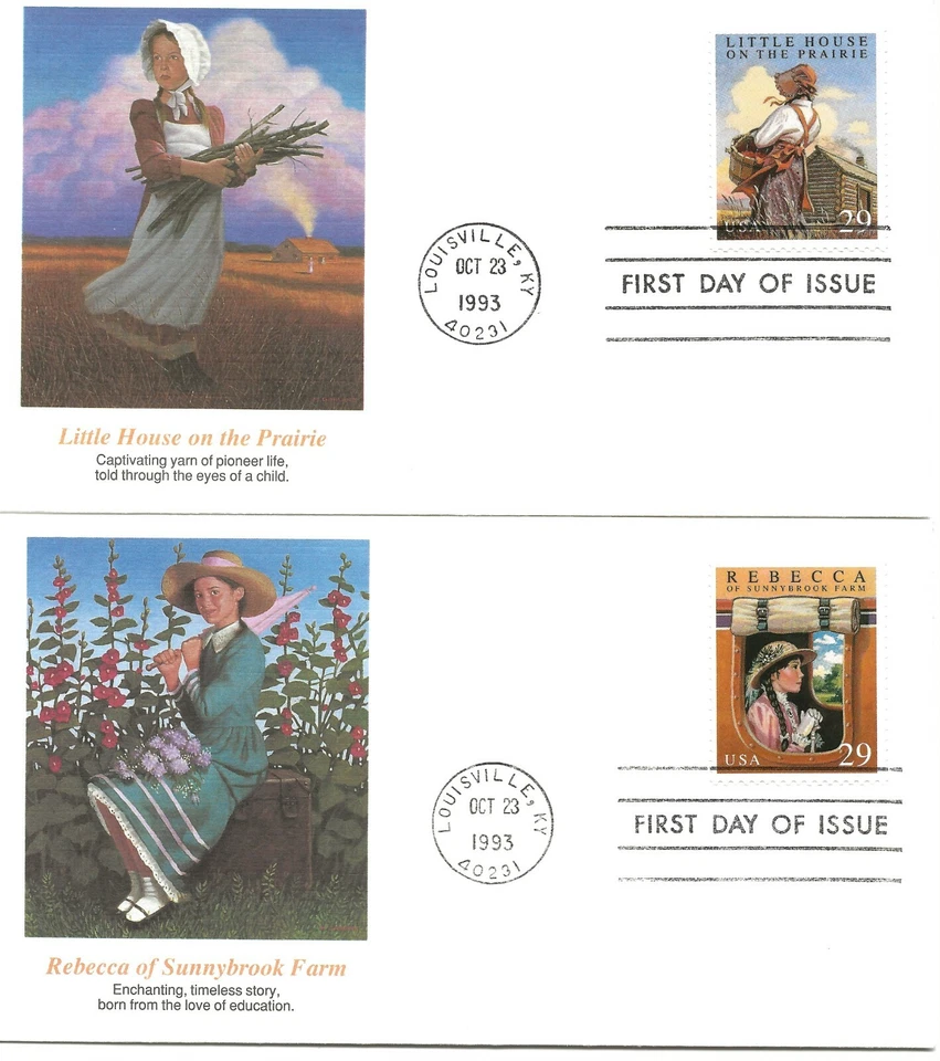 US Scott #2785-88, First Day Covers 10/23/93 Louisville Single Classic Books - Image 2 of 2