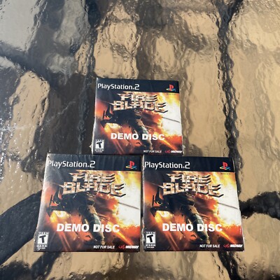 Jeu Fire Blade Pour Sony PS2 - Version Promo Presse PAL - Édition Limitée