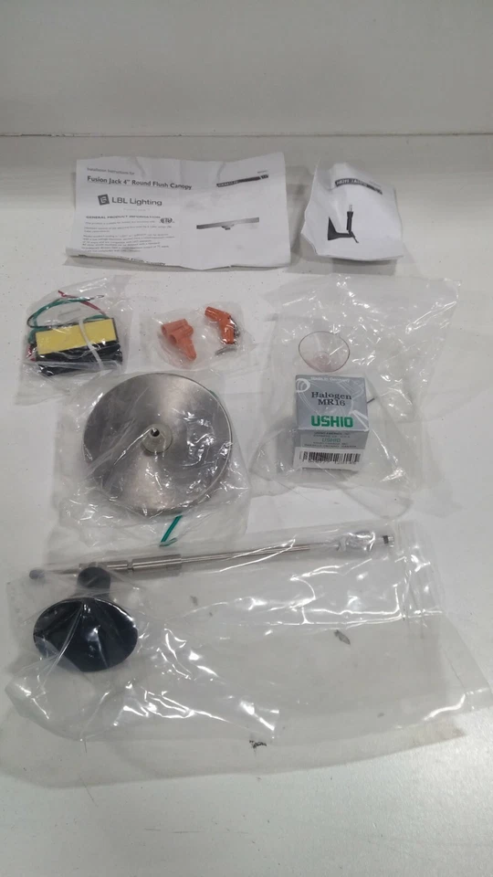 LBL Fusion Jack Canopy 4'' Round Flush LED- Bronze, Canopy/Black  - Image 4 of 4